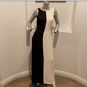 New  Halston heritage black and white